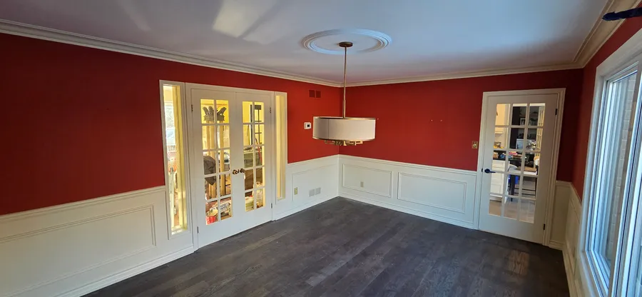 Wainscoting and Painting