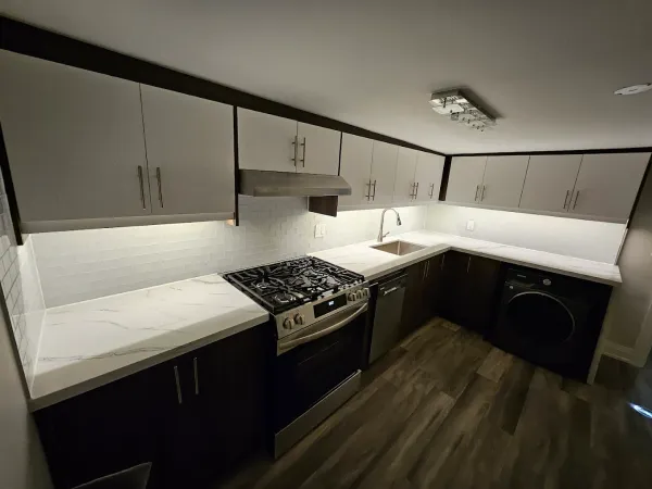 Kitchen renovation in progress