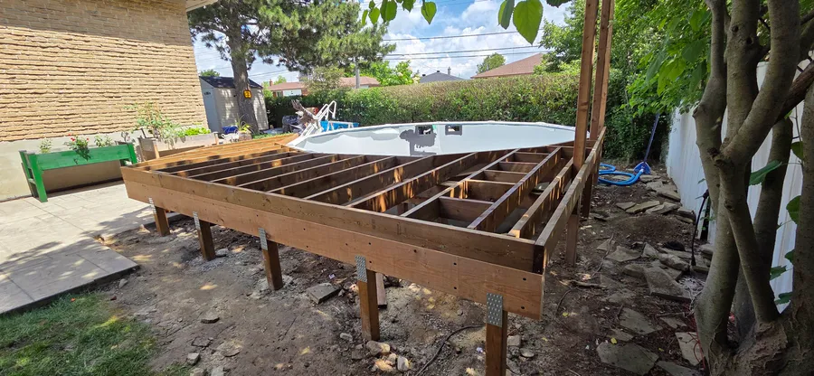 Pool Deck Before